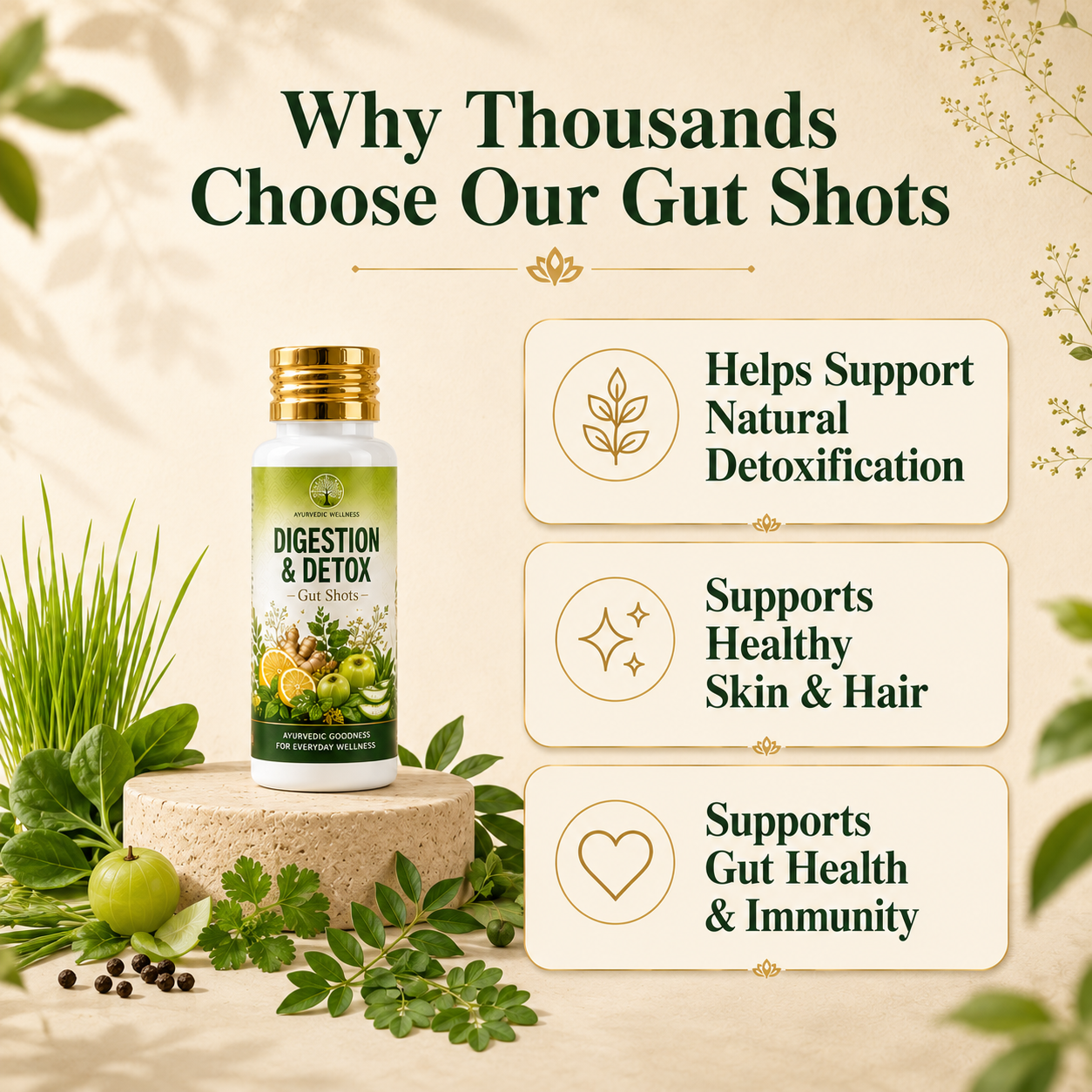 Digestion and Detox Gut Shots