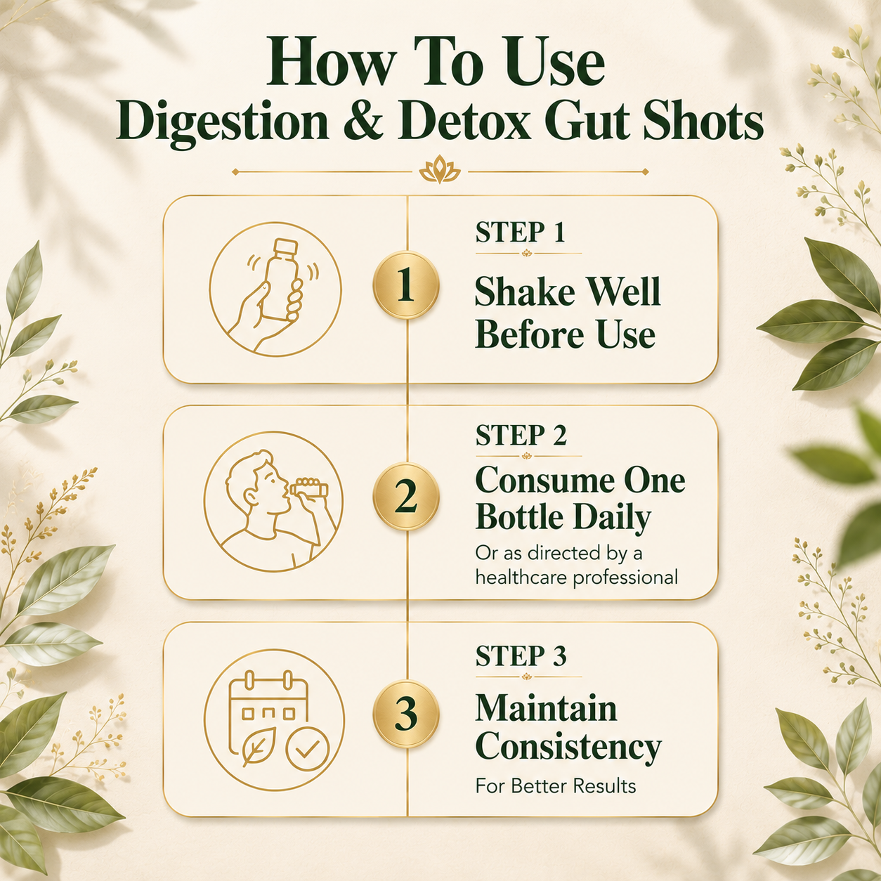 Digestion and Detox Gut Shots