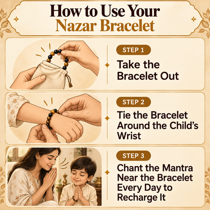 Evil Nazar Protection Bracelet (Protect your kids from Nazar)