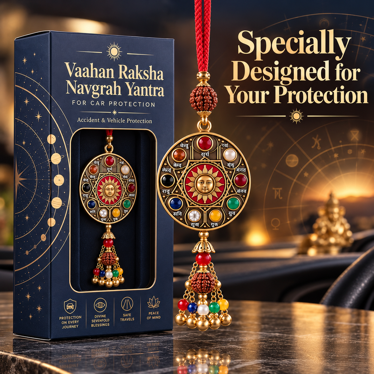 Vahan Raksha Navgrah Yantra